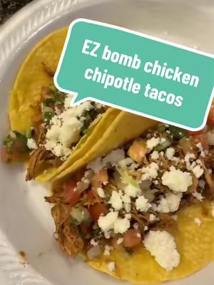 TikTok post by @lizzf_03 for EZ Bombs. Caption reads: @EZ Bombs chicken chipotle are out now!! Yall....