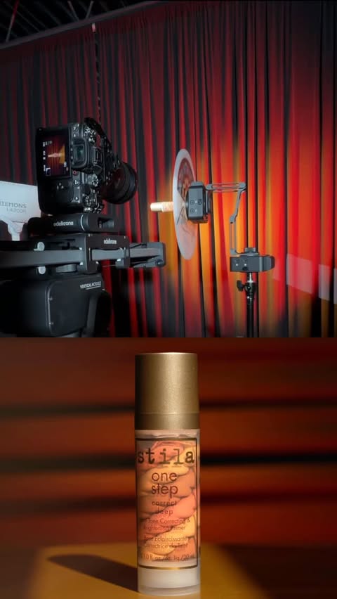 Instagram post by @richoecreate for Edelkrone. Caption reads: Unlock cinematic product shots with @edelkrone....