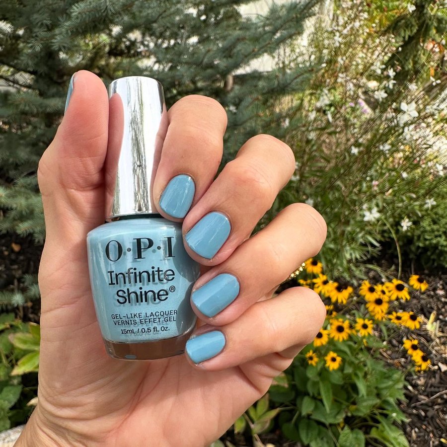 Instagram post by @gopolished for Beyond Polish. Caption reads: [...] LOVE! 🩵🍂 Polish is available....