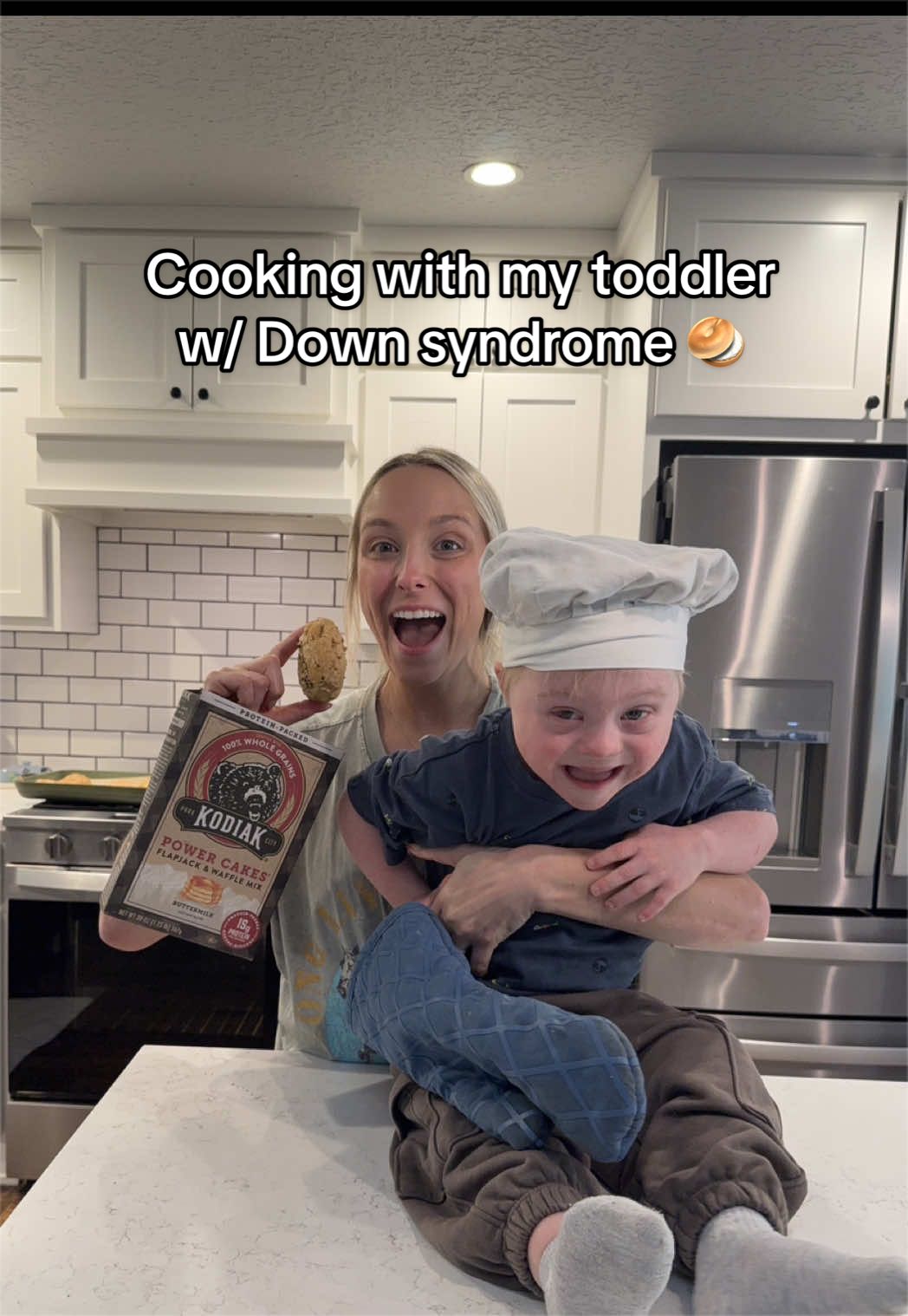 TikTok post by @haliealane9 for Kodiak Cakes