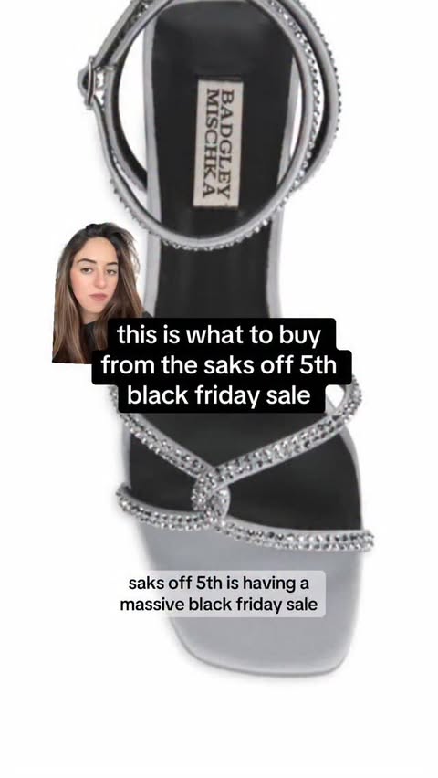 Instagram post by @blakeevinn for Saks OFF 5TH. Caption reads: [...] good - see EVERYTHING id buy from the....