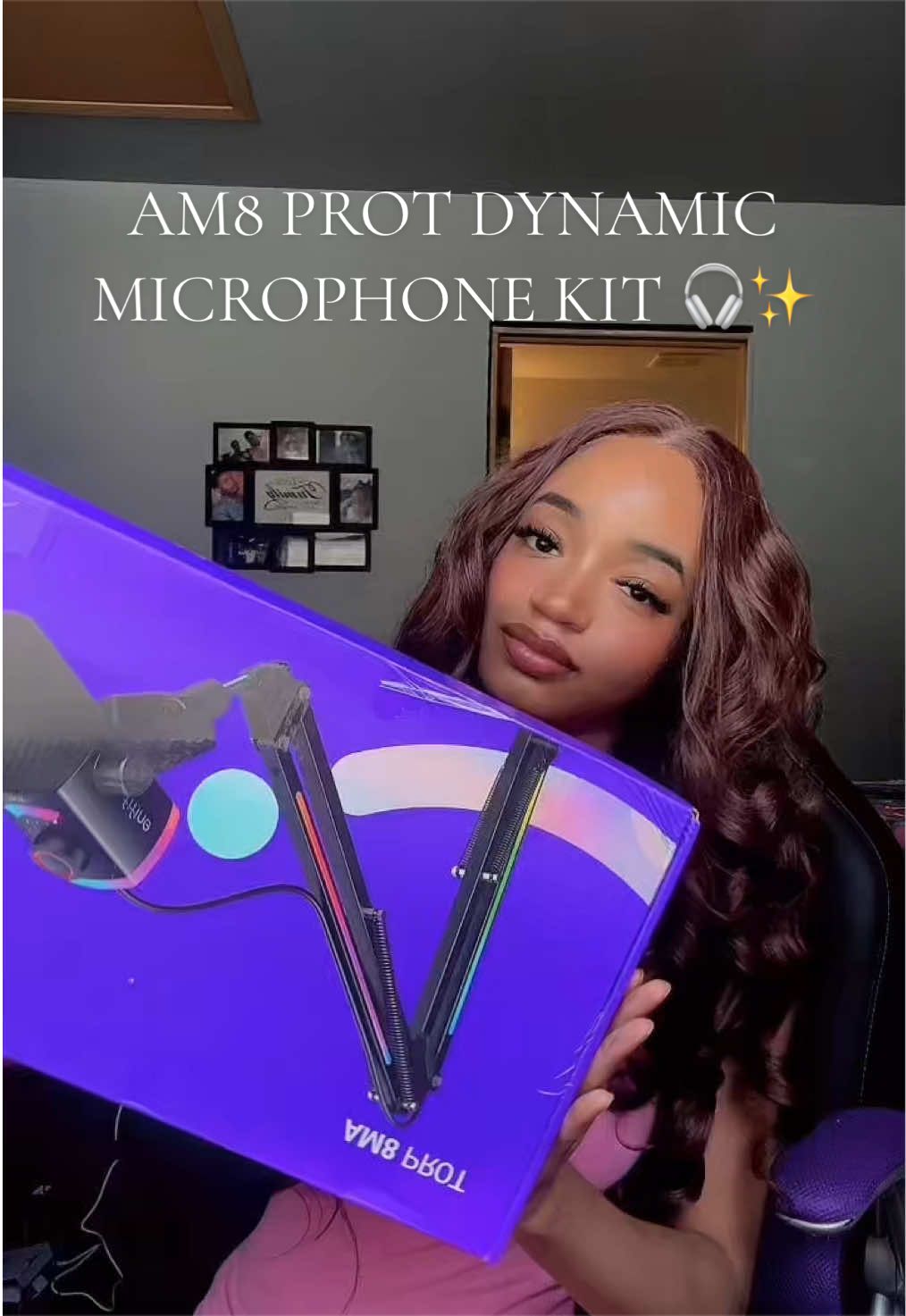 TikTok post by @siennadollie for Fifine Indonesia. Caption reads: @Fifine Gaming the quality of this mic is truly....
