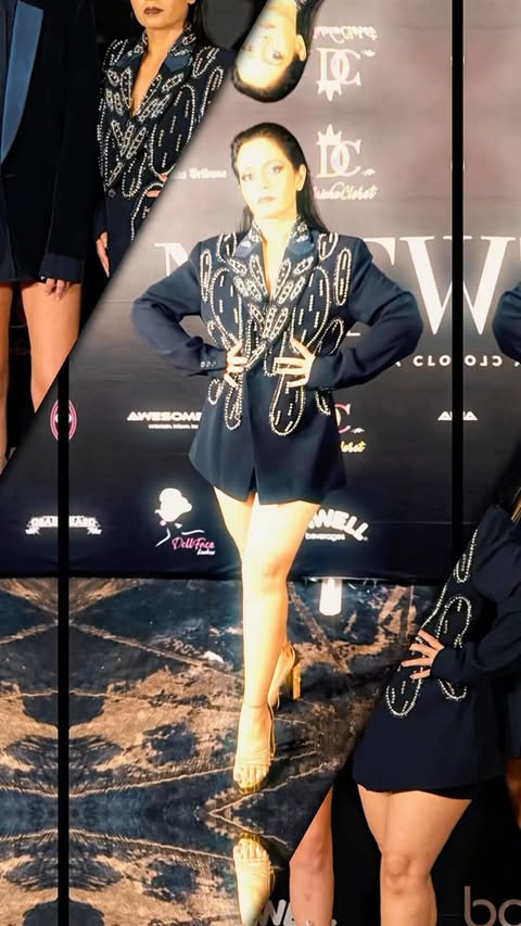 Instagram post by @sapna_mrs_india_usa for Billion Dollar Beauty. Caption reads: Event #nyfw2026 Production: @drisha_closet....
