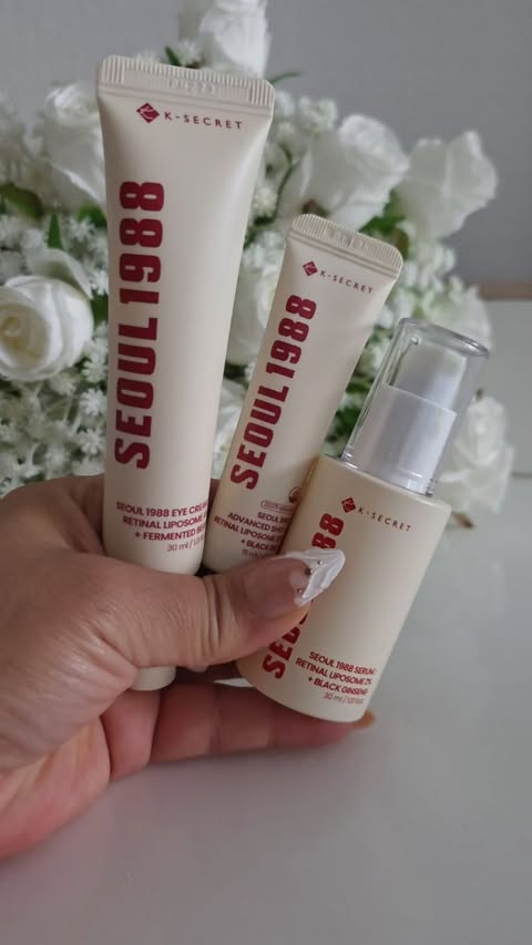 Instagram post by @madame_keke for K-Secret. Caption reads: [...] for smoother, radiant-looking skin with....