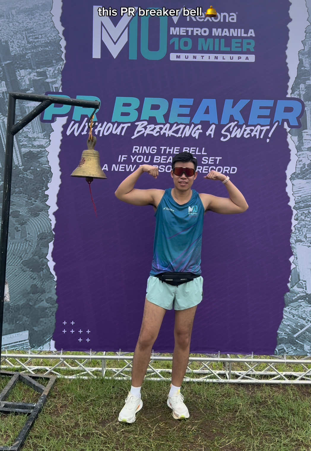 TikTok post by @runningbry for Unilever. Caption reads: [...] and hype from @Rexona Philippines ! ✔️....