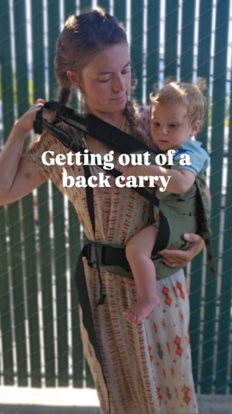 Instagram post by @letstalkbabywearing for Baby Tula. Caption reads: I hear this so often (and I've felt it myself!):....