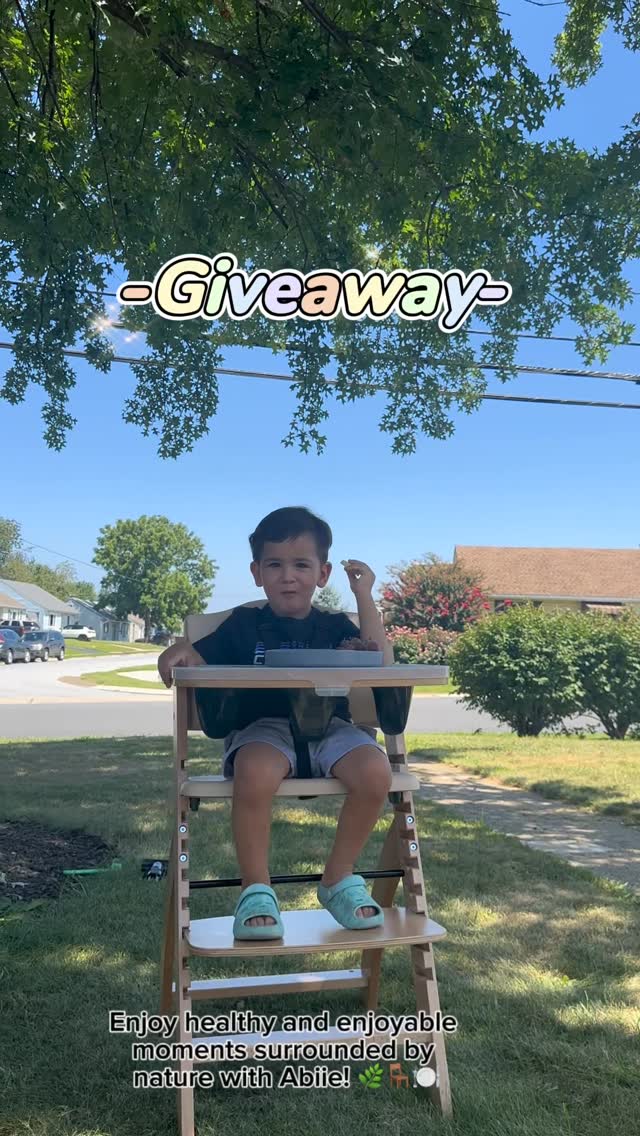 Instagram post by @alpsmom1 for Abiie. Caption reads: 🎉 GIVEAWAY TIME! We’ve partnered with @abiiebaby....