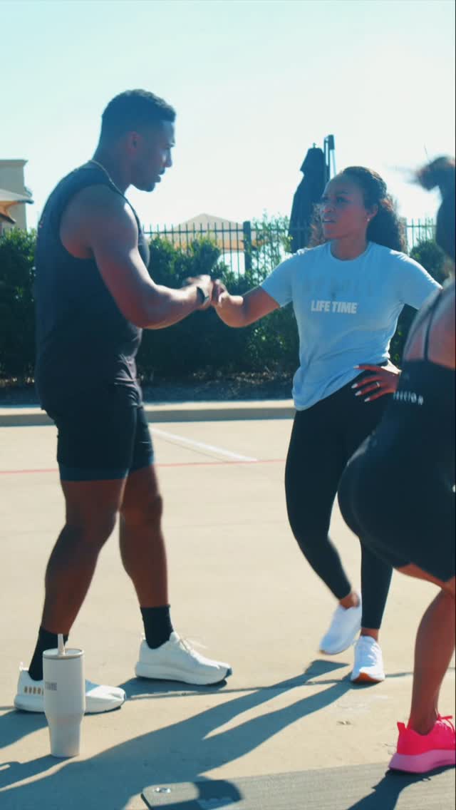 Instagram post by @lifetime.classes for Life Time. Caption reads: Accountability Partner
.
.
When we rise as a....