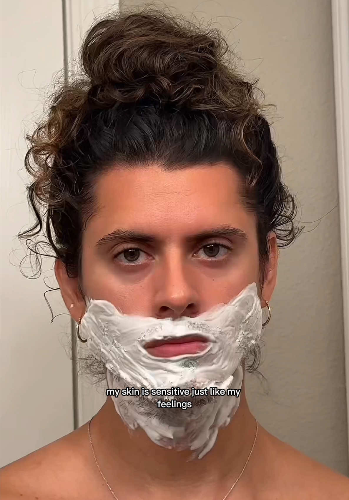 TikTok post by @iamorlandojames for Beekman 1802. Caption reads: Skin by @Beekman 1802 & @NIVEA MEN USA #skincare....