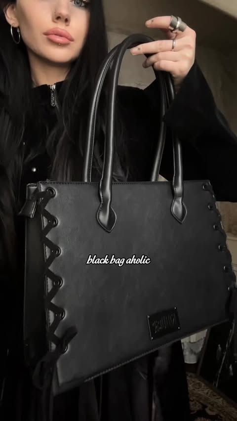 Instagram post by @nikkshae for KILLSTAR. Caption reads: 1, 2, or 3 ? bags and fit are @killstar....