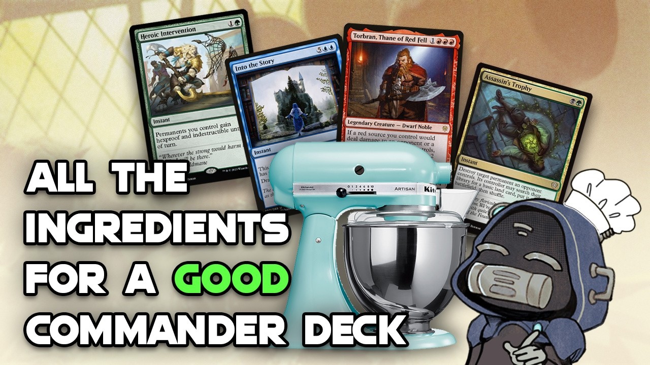 YouTube post by @thetrinketmage for Dragon Shield. Caption reads: [...] Tools I Used: My Decks: Get your dragon....