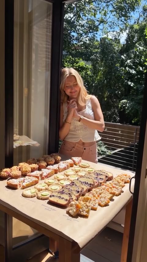 Instagram post by @bromabakery for Caraway. Caption reads: [...] all my favorite summery desserts using....