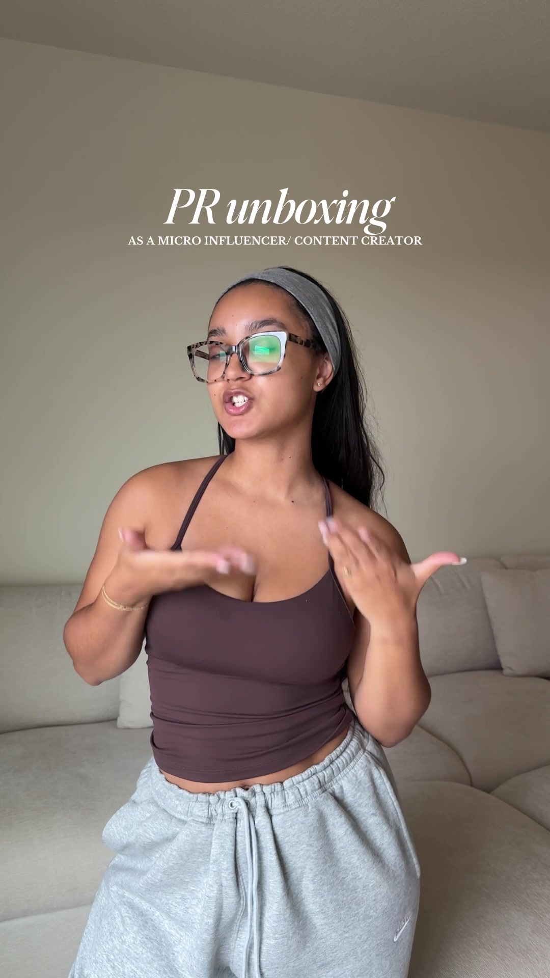 TikTok post by @naylani for DRMTLGY. Caption reads: Rapid fire unboxing 🤍✨ @Prequelskin @DRMTLGY....