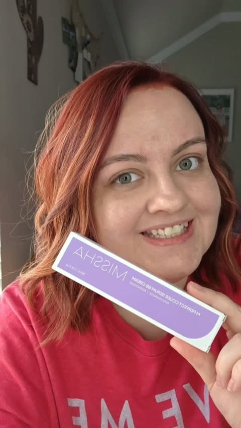 Instagram post by @sarcasticglowqueen for Missha Us. Caption reads: I got to try the Missha M Perfect Cover Serum BB....