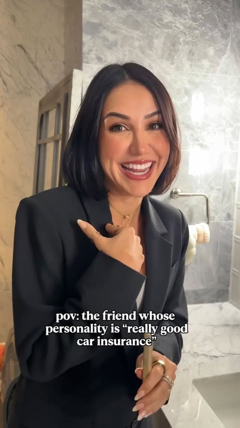 Instagram post by @katstickler for Geico. Caption reads: [...] be going her way but at least she has GEICO....