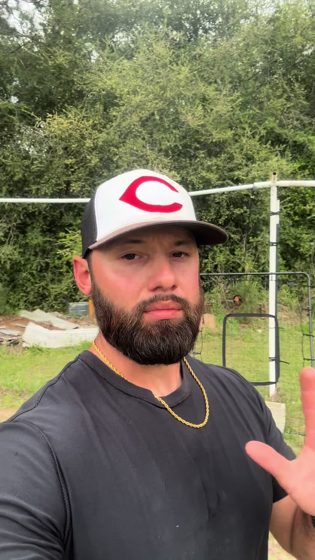 TikTok post by @kervinfamily for Sklz. Caption reads: [...] #pitchback @Empowering Healthy Lives #sklz....