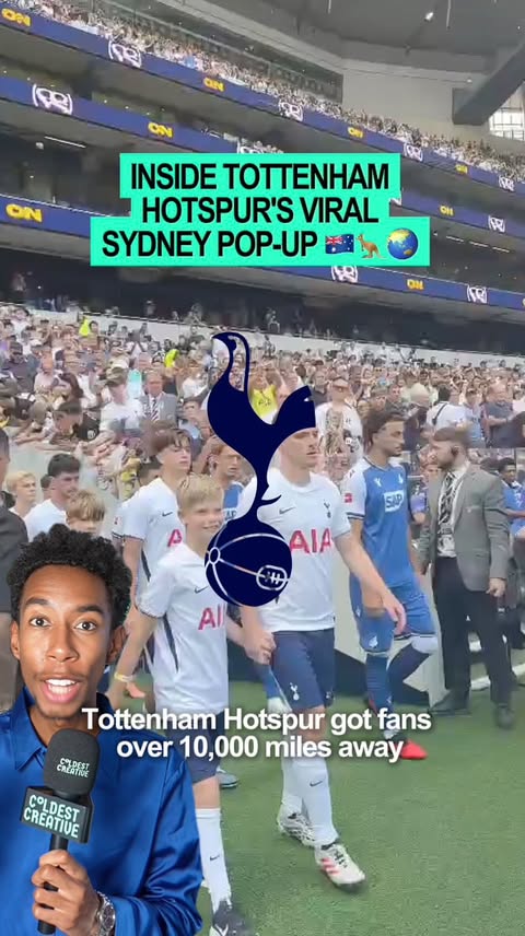Instagram post by @coldestjoel for Instagram for Business. Caption reads: How did Tottenham Hotspur get fashion, music and....