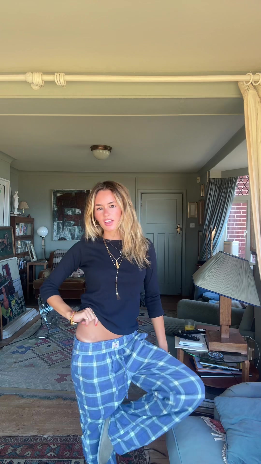 TikTok post by @pokitrockit for CULT by Superdry. Caption reads: These trousers r so comfy @Superdry & Co #superdry....