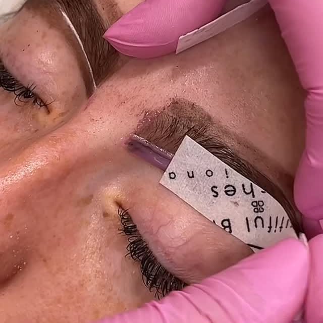 Instagram post by @totalbeautylauren for Beautiful Brows & Lashes. Caption reads: Just a lil wax… + a big ol’ life catch-up while....
