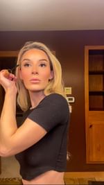 Instagram post by @taylorlaffey for Dermablend Pro. Caption reads: [...] in all day long with the help of....