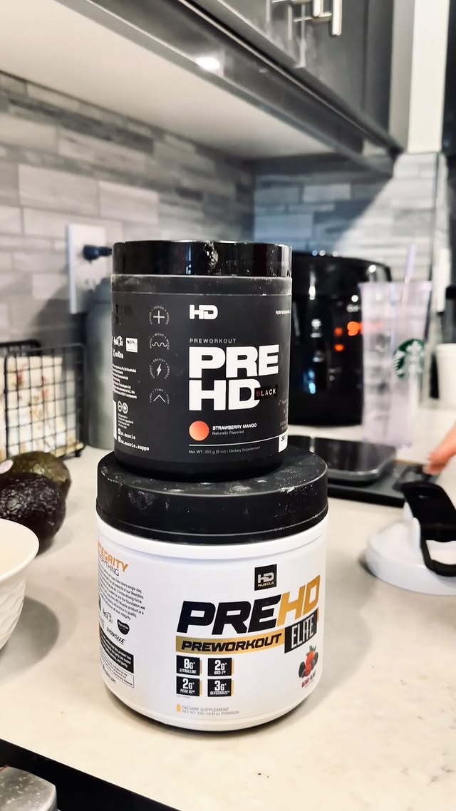 Instagram post by @brittjstone for HD MUSCLE. Caption reads: [...] have a bad workout again! #ArmDay #HdMuscle....