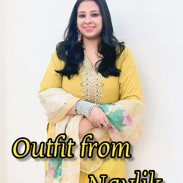 Instagram post by @prilovesha for Navlik. Caption reads: Radiate elegance with Navlik’s timeless ethnic....