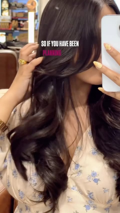 Instagram post by @ananya_.dalmia for Lakmé Salon. Caption reads: #AD Challenge: Make my hair steal every frame. ✔️....