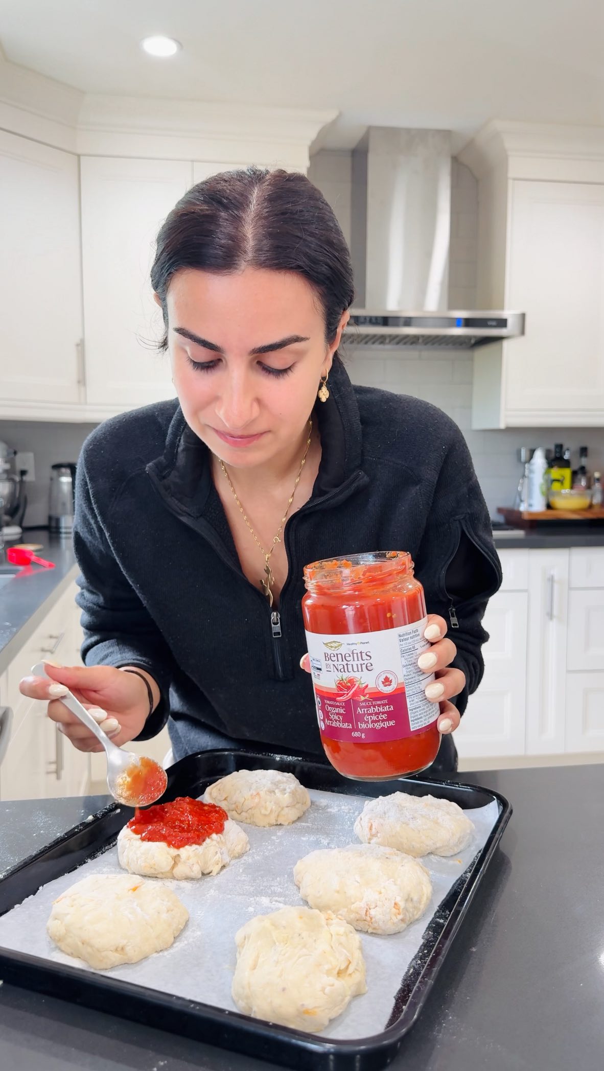 Instagram post by @minoomakesstuff for Healthy Planet. Caption reads: The easiest back to school recipe! 

These high....