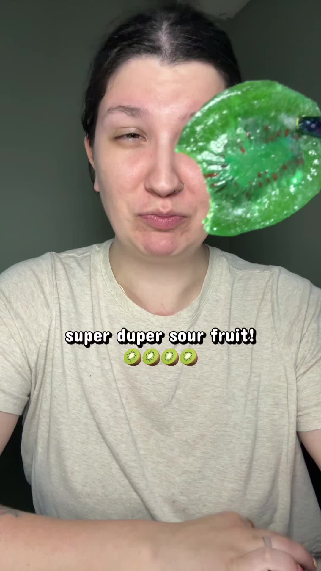 TikTok post by @kassiebahr_ for Final Boss Sour. Caption reads: @finalbosssour #sourcandy #tiktokshopstockup [...].