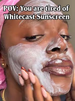 TikTok post by @mhirakl_ for FULLY Skincare. Caption reads: [...] Zero whitecast, just glow. @FULLY Skincare....