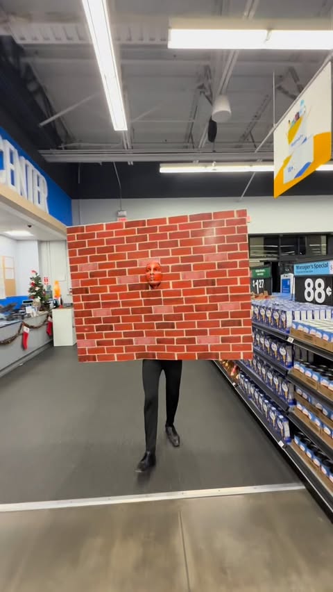 Instagram post by @juicy.jacobb for getw.com. Caption reads: Wall goes to Wall-mart #Hashtag #AnotherHashtag....