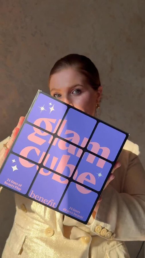 Instagram post by @redmone_ for Benefit Cosmetics. Caption reads: A little pink magic from @benefitcosmetics 💕....