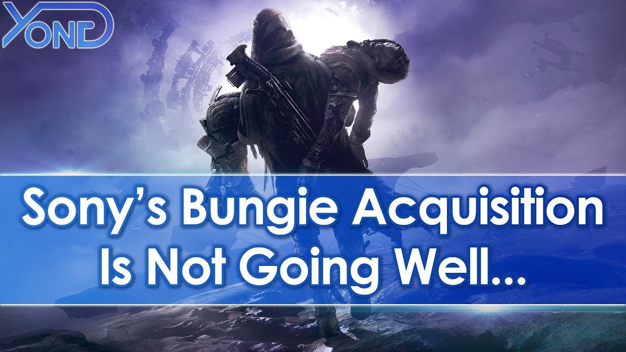 YouTube post by @YongYea for IGN. Caption reads: Sony Not Happy With Their Bungie Acquisition As....