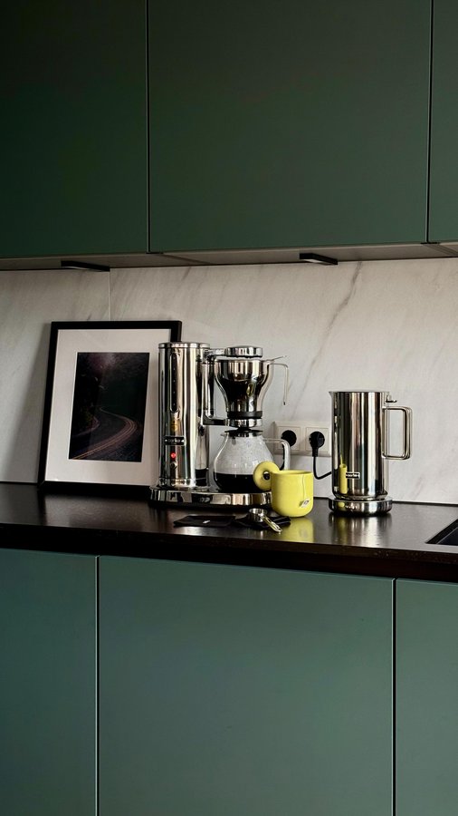 Instagram post by @willy for aarke. Caption reads: Anzeige // Coming from a time when drip coffee....