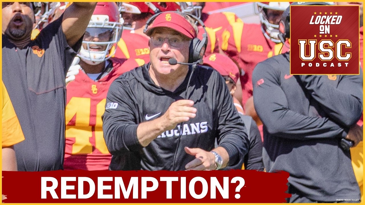 YouTube post by @LockedOnUSC for FanDuel. Caption reads: IT JUST MEANS MORE: USC And Lincoln Riley Have A....