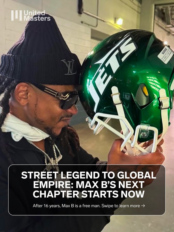 Instagram post by @thisisbiggavel for UnitedMasters. Caption reads: The Legend Returns 🌊 after 16 years, one of....