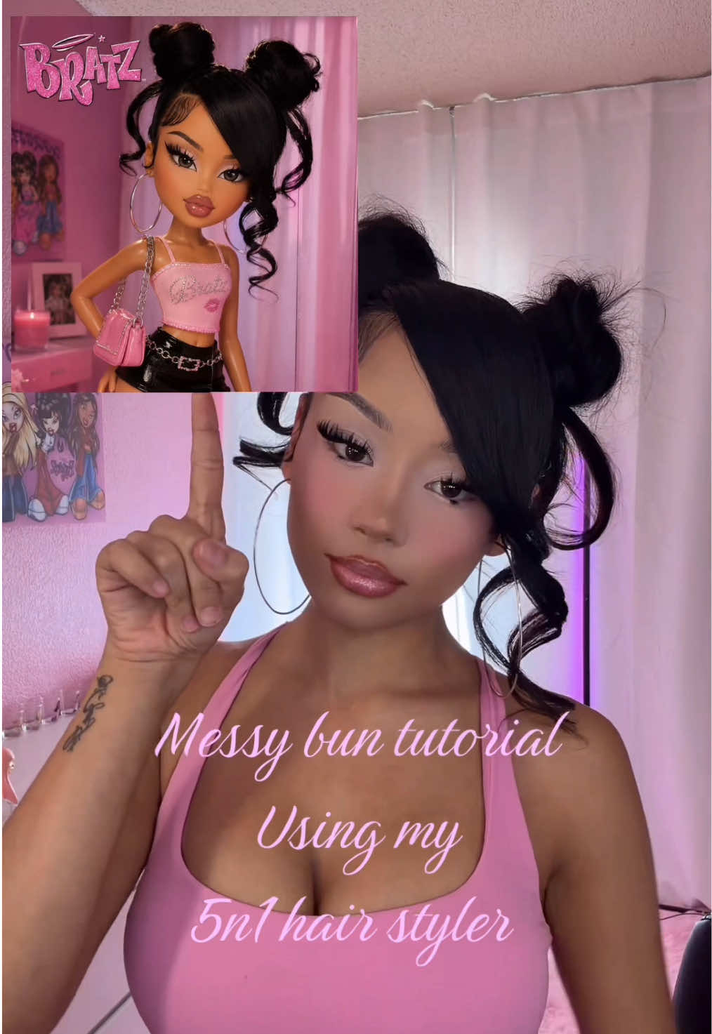 TikTok post by @bratzzbbaby for Slopehill. Caption reads: Dayson dupe 😏@Brightup @Slopehill....