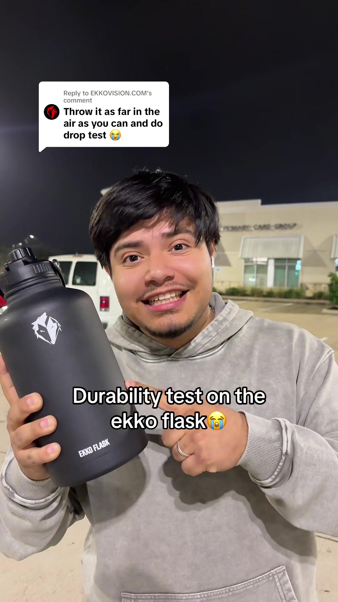 TikTok post by @josemtz02 for Ekkovision. Caption reads: Replying to @EKKOVISION.COM Way better than I....