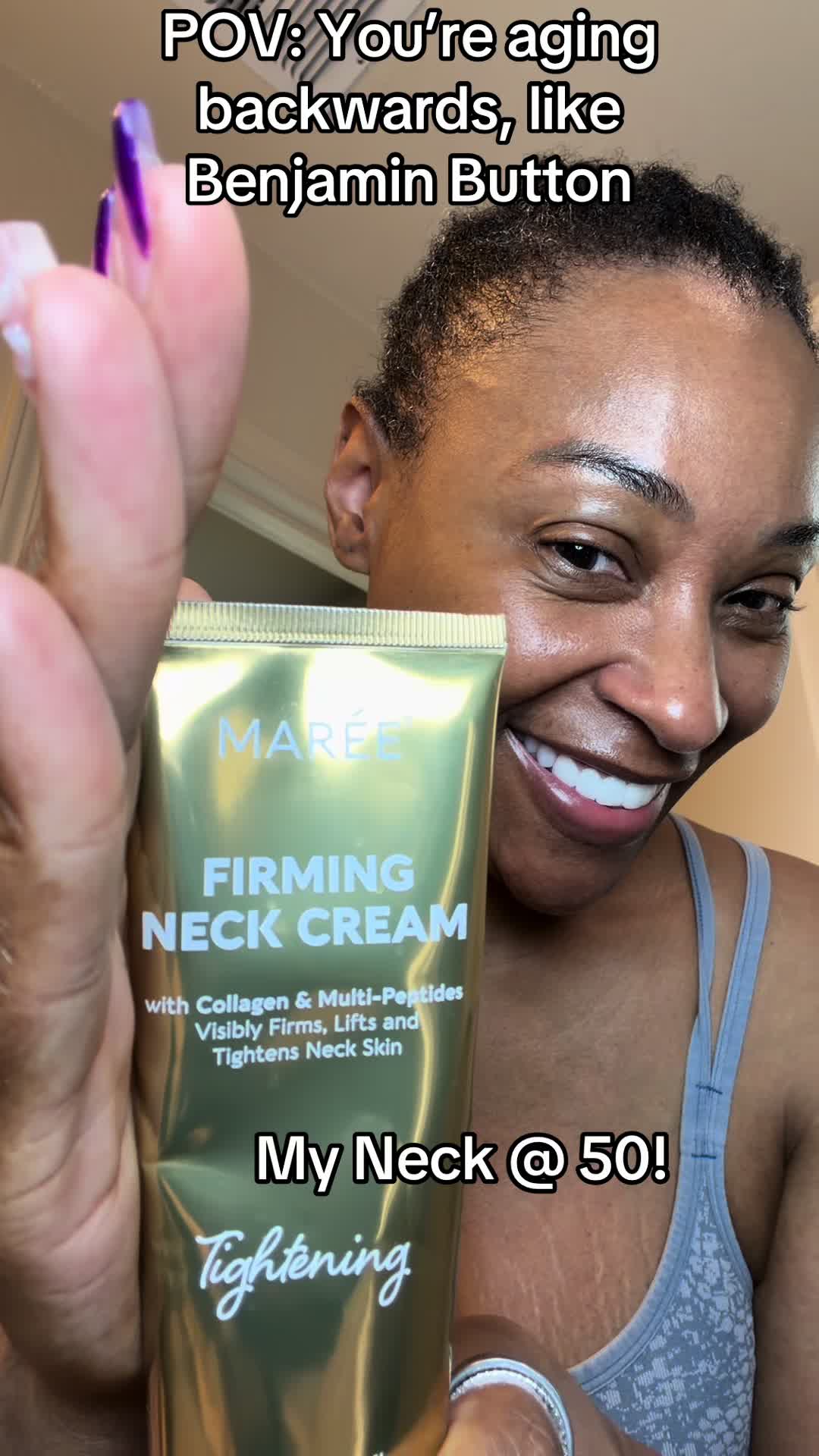 TikTok post by @sonyaward59 for Beauty Maree. Caption reads: [...] for more skincare finds! @BEAUTY MAREE....