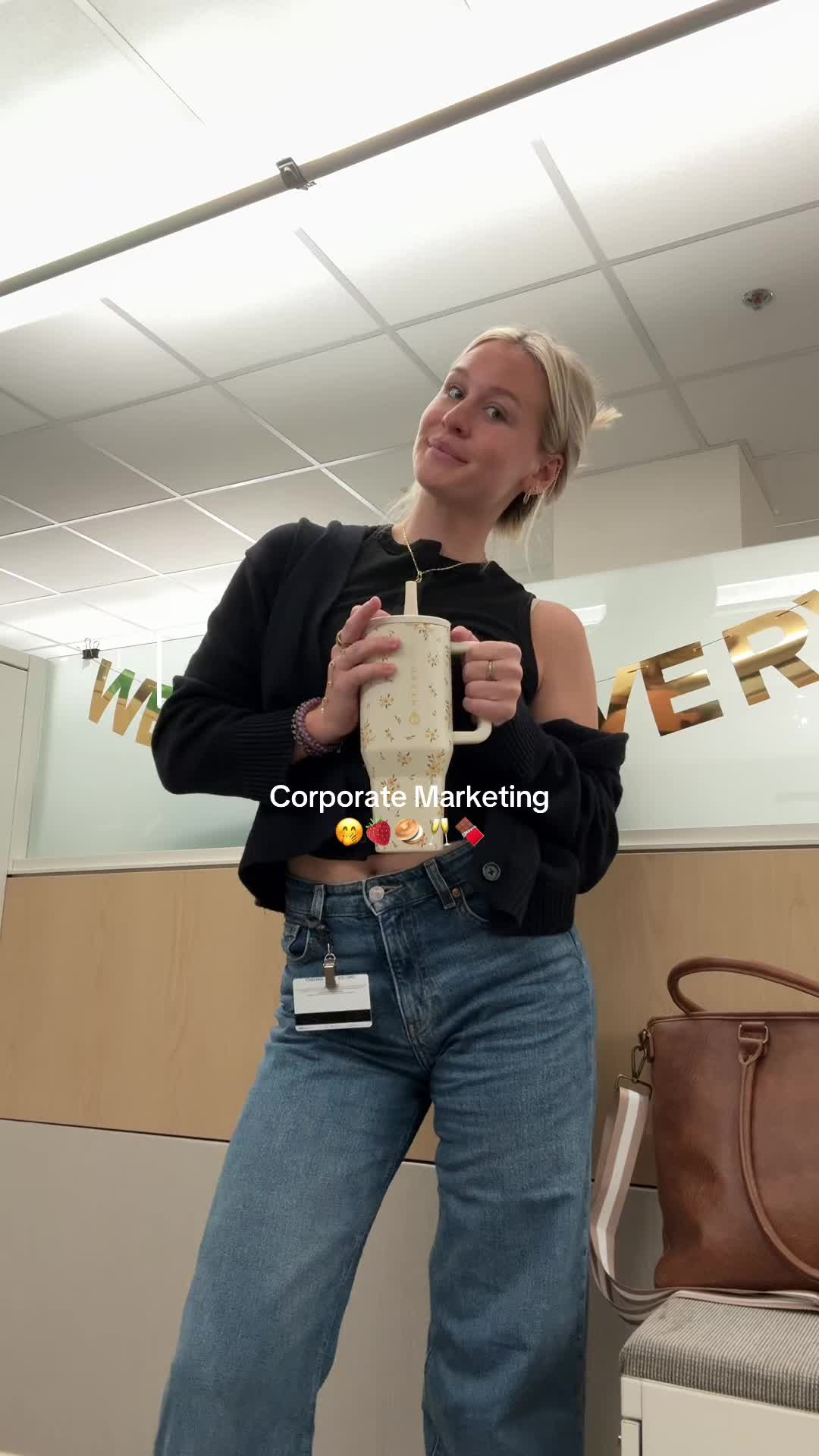 TikTok post by @dinsdale.ave for Buoy Health. Caption reads: Corporate Beverage Marketing WIEIAD💝 some of my....