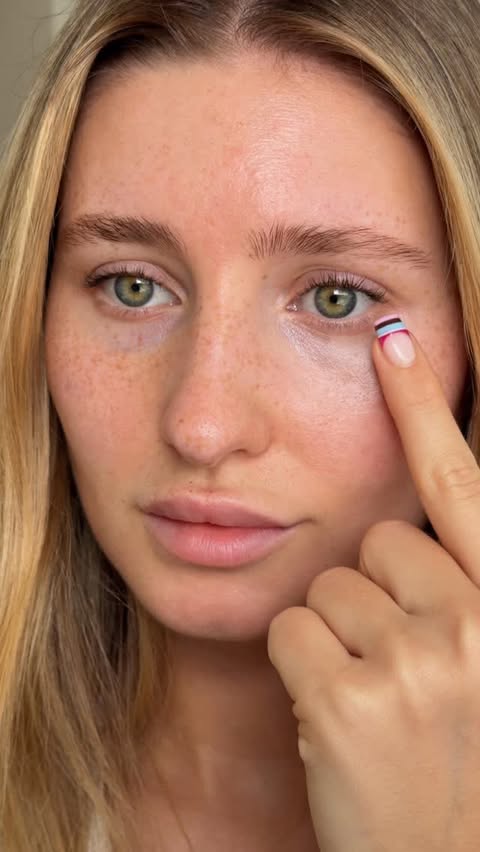 Instagram post by @charbarker for CAIA COSMETICS. Caption reads: [...] had 8 hours sleep 💎💅🏼✨⭐️🎀 using....