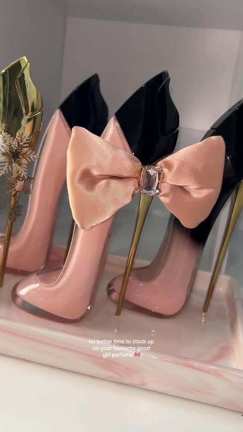 Instagram post by @ytg_2x for rabanne. Caption reads: Good girl perfume 🎀✨ Stock up on your fav good....