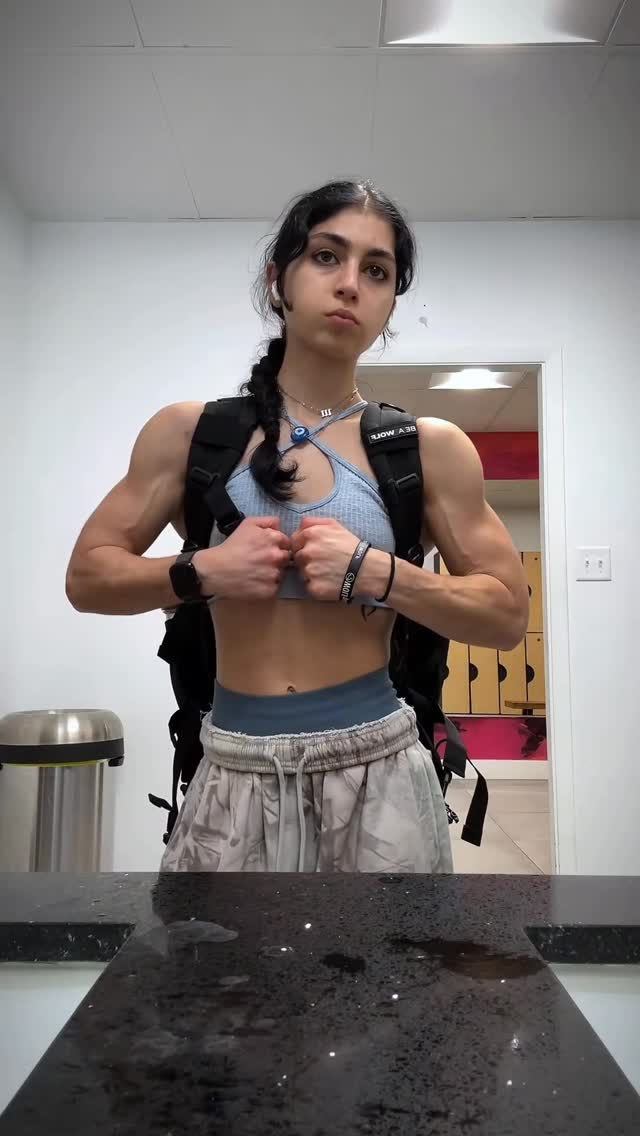 Instagram post by @kayliftsforever for YoungLA. Caption reads: will always thank my gymnastics childhood for....