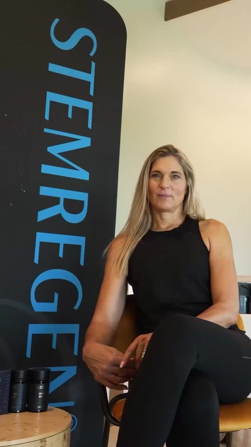 Instagram post by @gabbyreece for STEMREGEN. Caption reads: [...] strong. That’s why I’ve been loving....