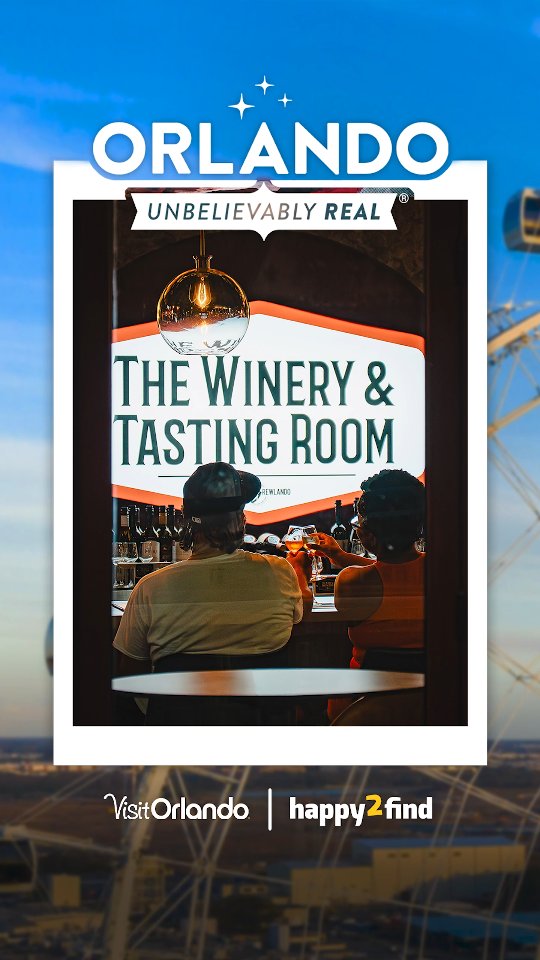 Instagram post by @happy2find for Visit Orlando. Caption reads: Some moments are better shared, a beautiful moment....