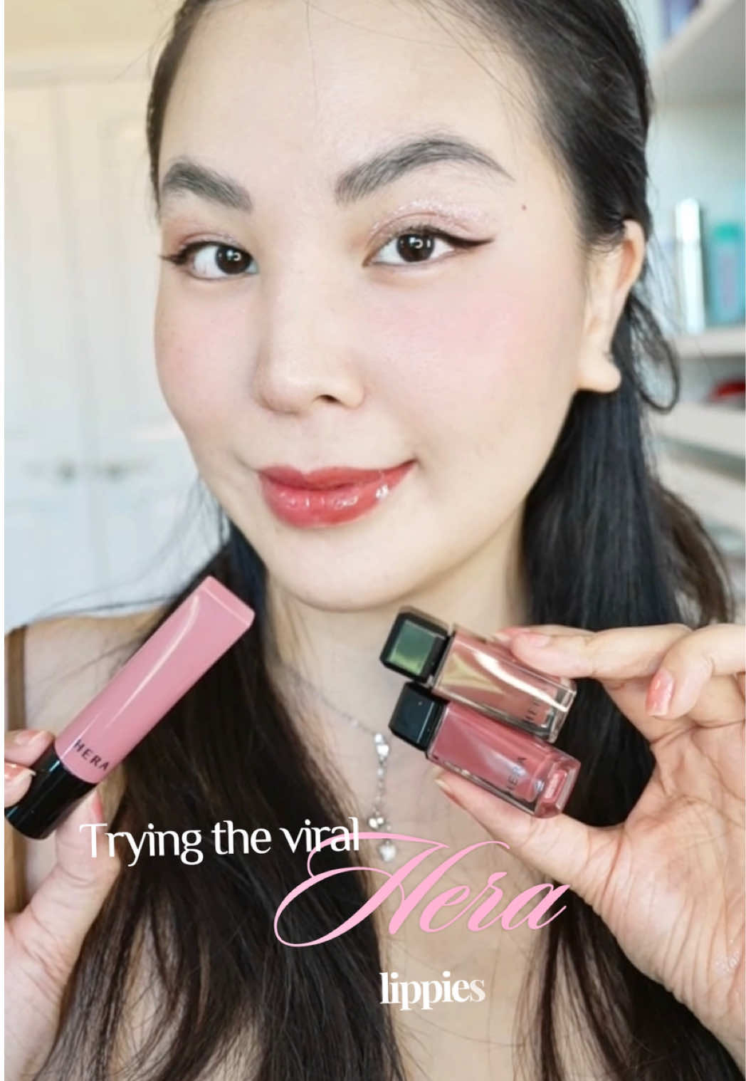 TikTok post by @sfami.us for HERA KR. Caption reads: [...] 🏷️@Amazon Beauty @herabeauty.us @HERA @HERA....