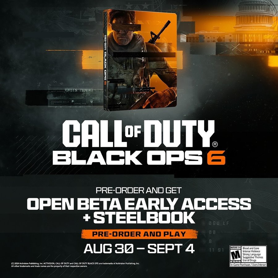 Instagram post by @charlieintel for GameStop. Caption reads: [...] and early access to the Beta - only at....