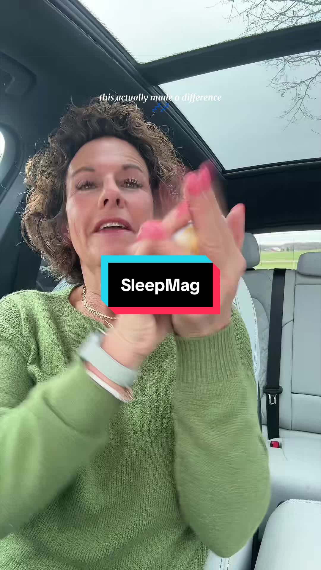 TikTok post by @stacymalcolm2 for Solaray. Caption reads: @Solaray plant derived melatonin and magnesium....