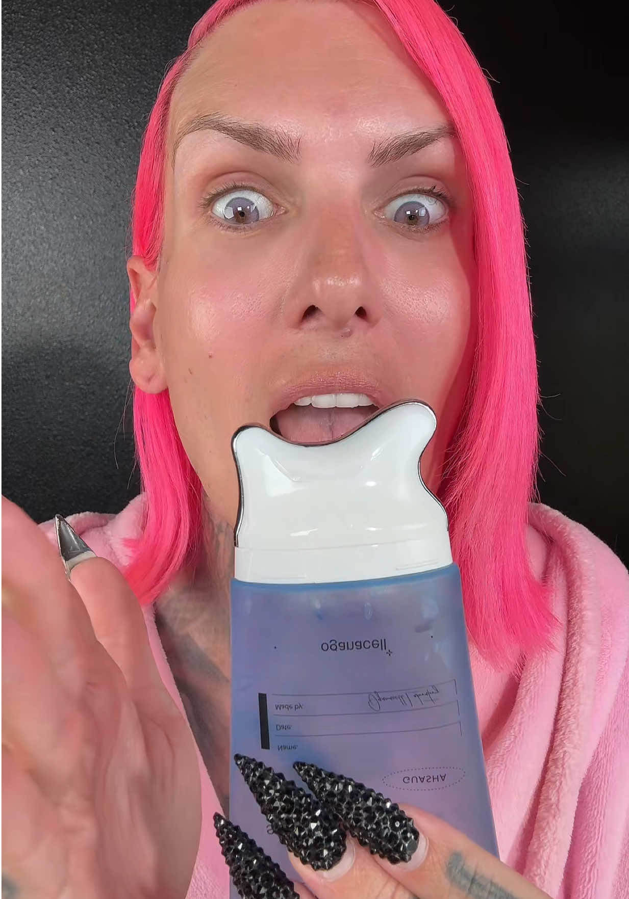 TikTok post by @jeffreestar for Oganacell. Caption reads: Viral or overhyped? 👀 Is the @Oganacell Store US....