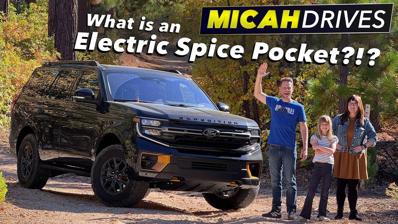 YouTube post by @MicahMuzio for Flying Eyes Optics. Caption reads: Ford Expedition Tremor | Full-Size SUV Family....